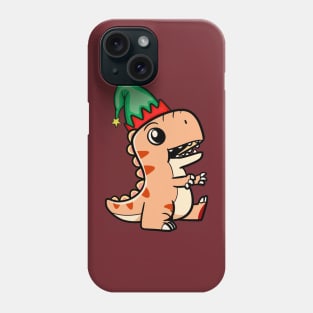 Christmas Dinosaur Elf Phone Case