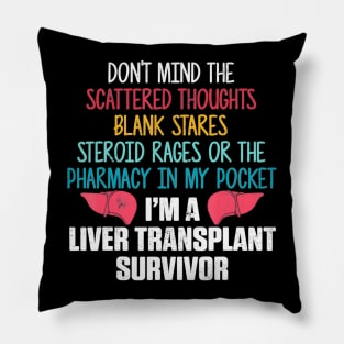 Liver transplant survivor pharmacy organ warrior Pillow