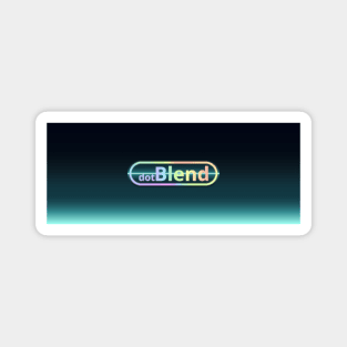 dotBlend Dark Teal Gradient With Logo Magnet