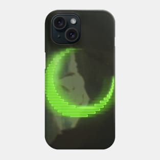 Green neon - electro moon Phone Case