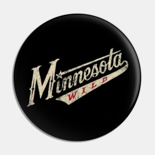 Retro Minnesota Wild Pin