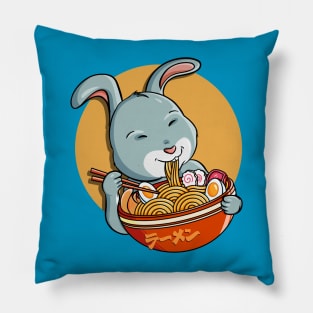 Rabbit Ramen Cute Pillow