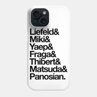 Extreme Line-Up (Black Letters) Phone Case