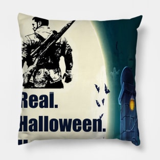 American Army Real Halloween Hunters Pillow