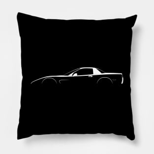 Chevrolet Corvette (C5) Silhouette Pillow