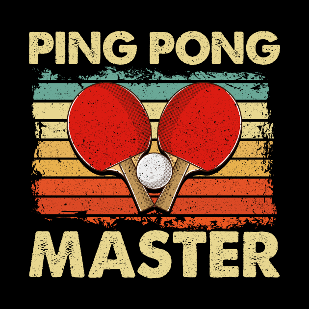 Ping Pong Master Table Tennis Pingpong Players by theperfectpresents