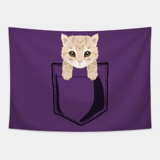 Pocket British Short Hair Kitty Tapestry