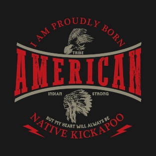 Kickapoo Tribe Native American Indian Strong Pride Retro T-Shirt