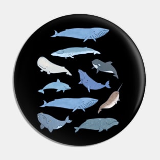 Whales Pin