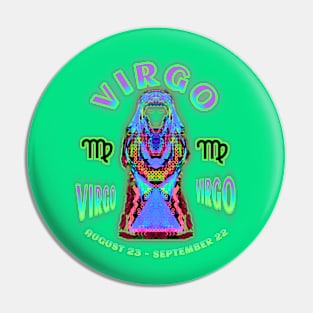 Virgo 8a  Wintergreen Pin