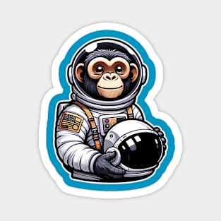 Cosmic Chimp Astronaut Magnet