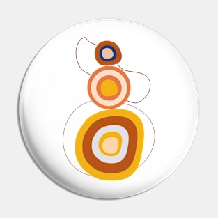 Circular Art Pin