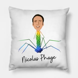 Nicolas Phage Bacteriophage Virus Pillow