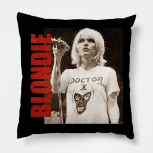 TEXTURE ART-Blondie - Retro Aesthetic Fan Art Pillow