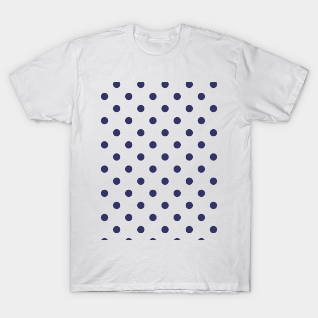 Medium Blue Polka Dots On White Background Blue Polka Dot Pattern T Shirt Teepublic Medium Blue Polka Dots On White Background Blue Polka Dot Pattern T Shirt Teepublic