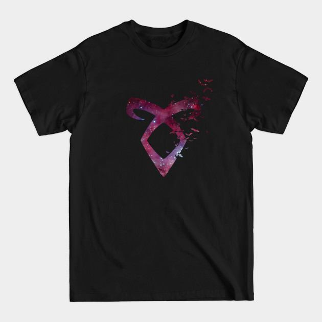 Disover Shadowhunters rune / The mortal instruments - rune bats (red galaxy) - Parabatai - gift idea - Shadowhunters - T-Shirt