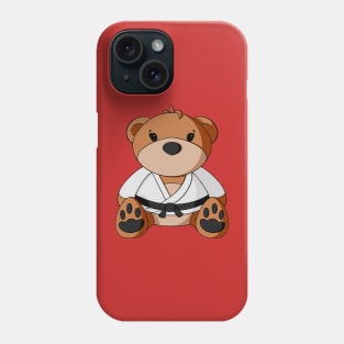 Martial Arts Teddy Bear Phone Case