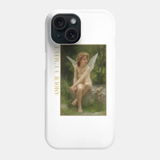 Cupid on the Lookout by Boureguereau Phone Case