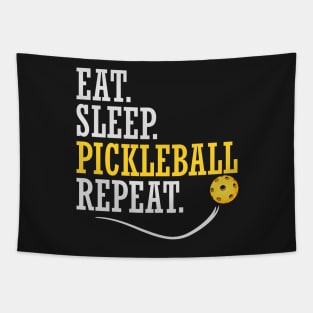 EAT SLEEP PICKLEBALL REPEAT LOVER FUNNY QUOTE GIFT Tapestry