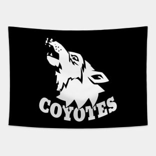 Coyotes Mascot Tapestry