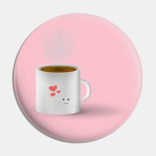 3D Cute Mug Pin