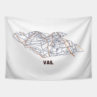 Vail Trail Map Tapestry