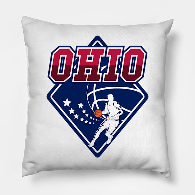 OHIO Pillow by VISUALUV