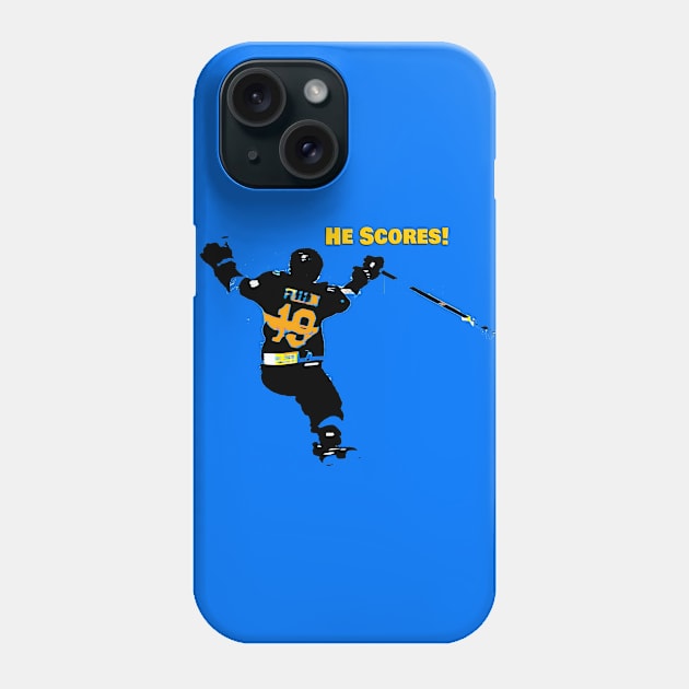 He Scores! - Hockey Player Phone Case by Highseller