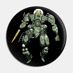 robot knight Pin