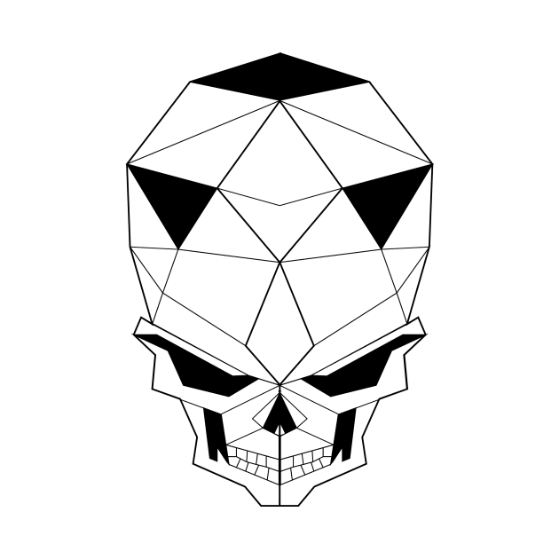 Geometric ULTRAS Skull by Athilart