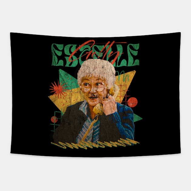 VINTAGE POP RETRO -Estelle Getty Phone-  STYLE 70S Tapestry by gundalaheros