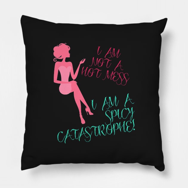 Spicy Catastrophe Pillow by TheDaintyTaurus