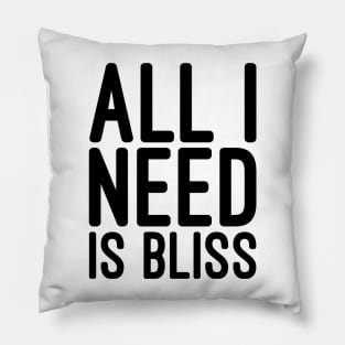 Happiness typography Pillow