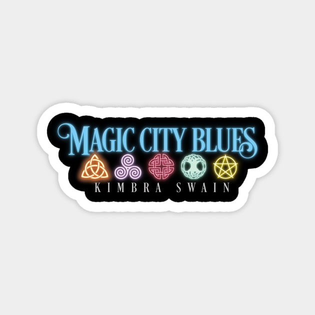 Magic City Blues Logos Magnet by KimbraSwain