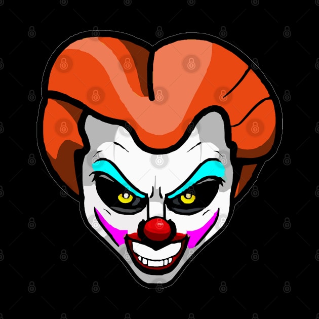 Scary Clown by Nuletto
