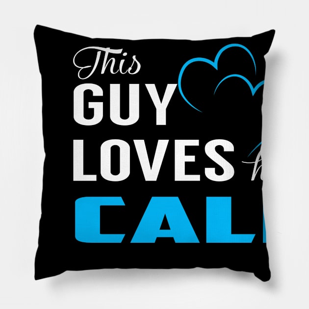 This Guy Loves His CALI Pillow by TrudiWinogradqa