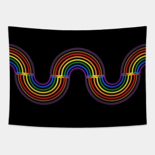 POC Inclusive Neon Light Rainbow 1 Tapestry