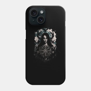 Girl, aesthetic, Occult, Unholy, grunge, Emo, Punk, Satanic, e girl, egirl, goth, baphomet, punk rock, death metal Phone Case