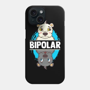 Cute & Funny Bipolar Polar Bear Polarity Pun Phone Case