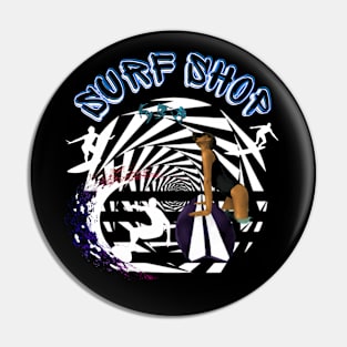 Surf Shop Pin
