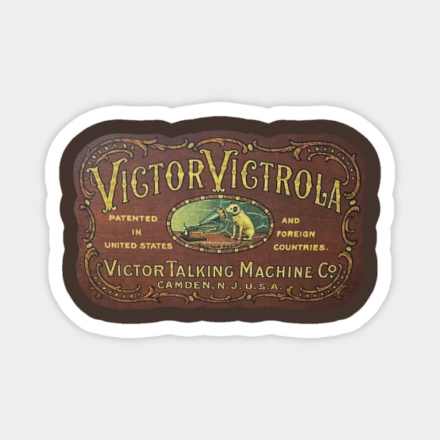 Victor Talking Machine Company Magnet by MindsparkCreative