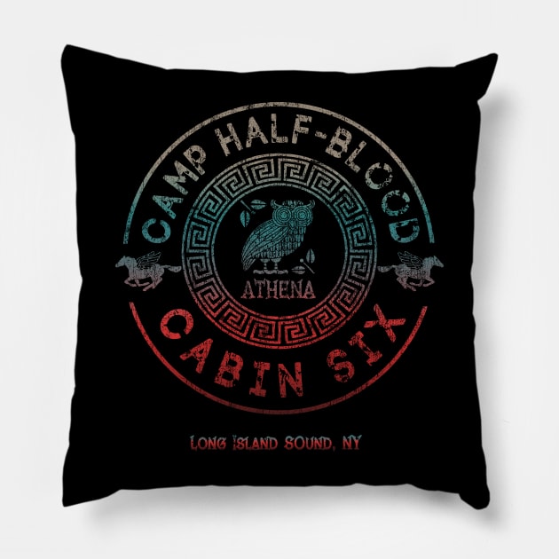 Camp Half Blood Athena Pillow by Cave Clan