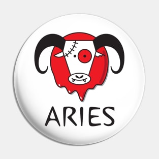 Aries HORRORscope Pin