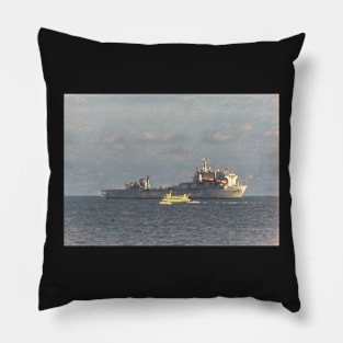 Supply Ship and Ferry Pillow
