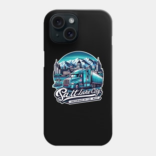 Salt Lake City Crossroads Trucking Artwork Phone Case