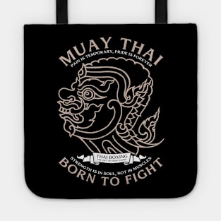 Muay Thai Boran Born to Fight Tote