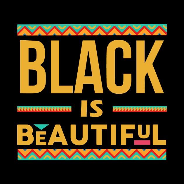 Black is Beautiful! Black Pride Gift by Jamrock Designs