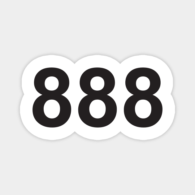 Angel number 888 Magnet by lawofattraction1111