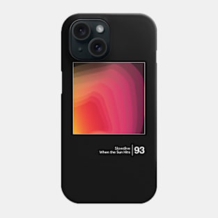 When the Sun Hits / Minimal Style Graphic Artwork Phone Case