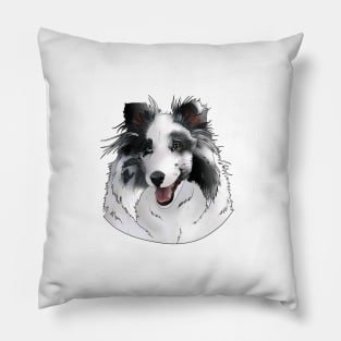 Merle Sheltie Pillow